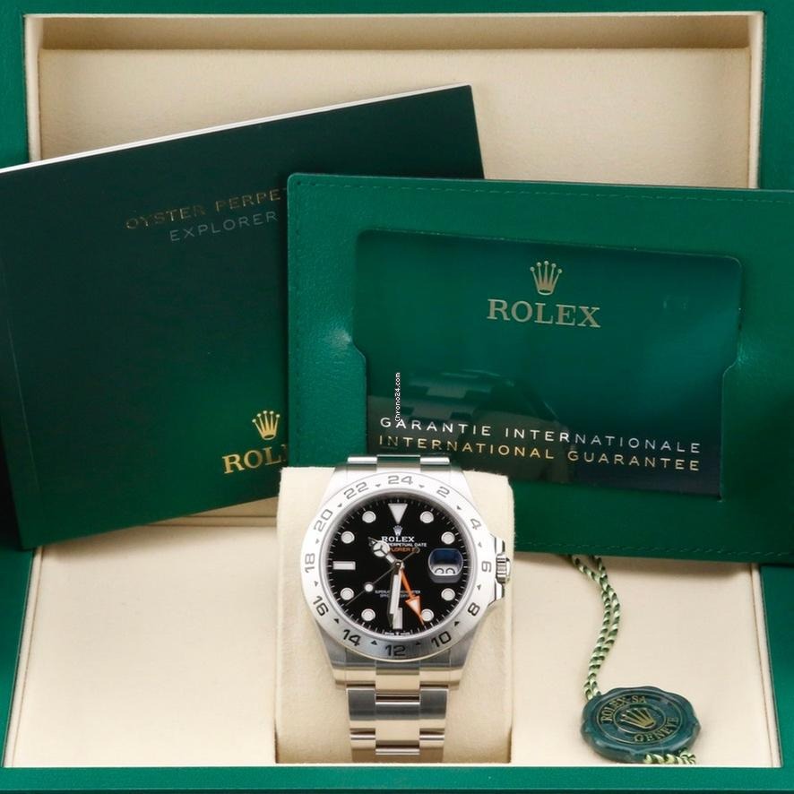 Rolex Explorer II  Esfera Negra, 2025, Full Set / Complete Set.