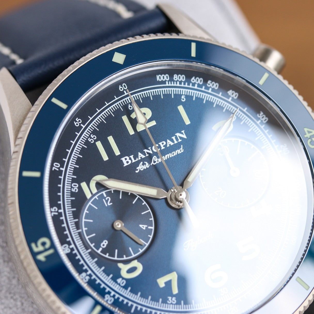 Blancpain Command Flyback Cronógrafo 36,2 mm Air AC03 12B40 63B