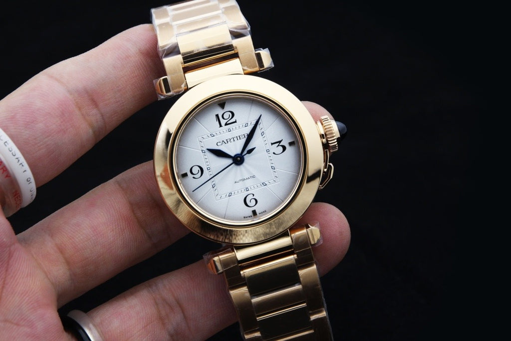 Pasha de Cartier 41 mm  oro amarillo de 18 quilates