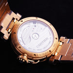 Pasha de Cartier 41 mm  oro amarillo de 18 quilates