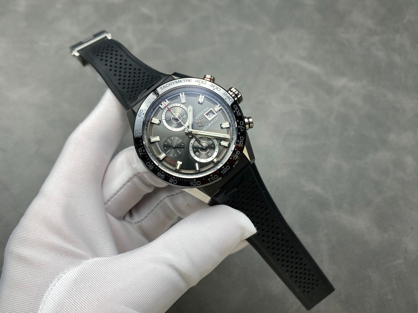 TAG Heuer Carrera MSP30024, 43 mm, Acero y cerámica CAR201W.FT6095