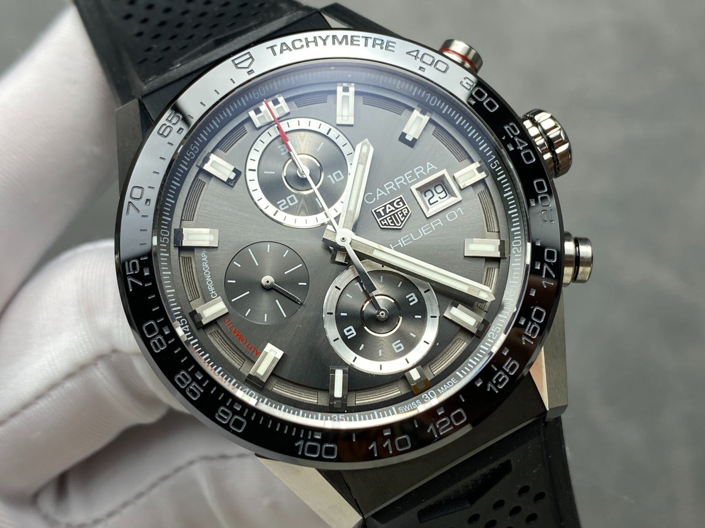 TAG Heuer Carrera MSP30024, 43 mm, Acero y cerámica CAR201W.FT6095