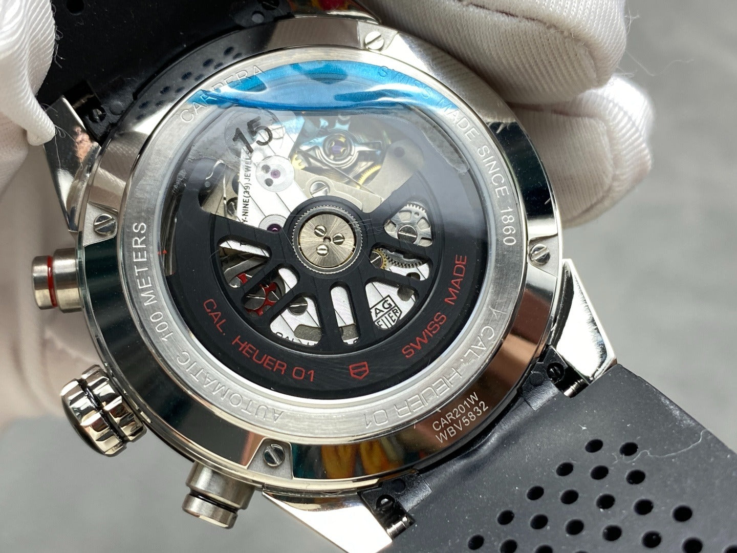 TAG Heuer Carrera MSP30024, 43 mm, Acero y cerámica CAR201W.FT6095