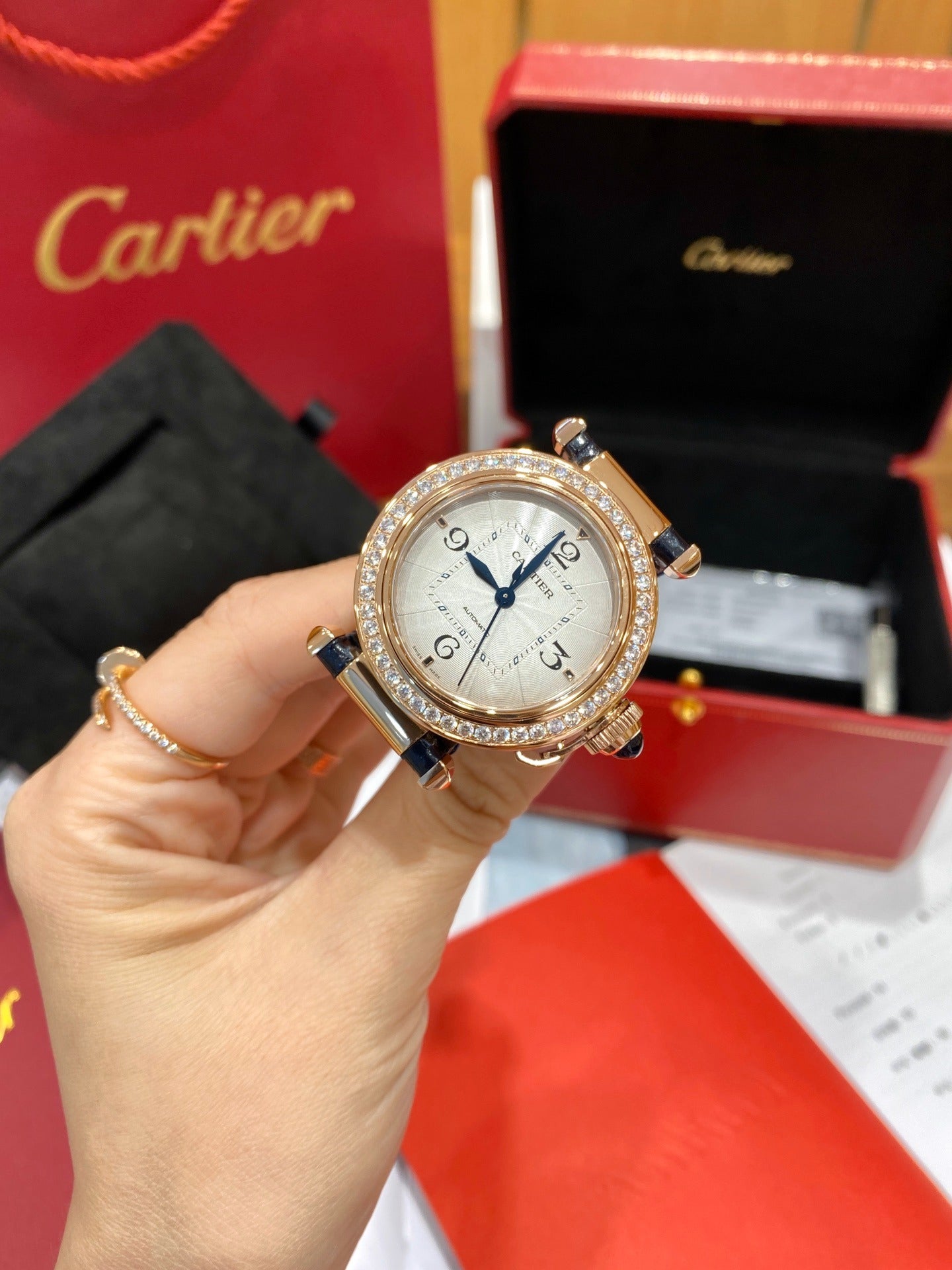 Cartier Pasha Automatic Dial 35mm WGPA0014