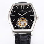 Vacheron Constantin Malta Malte Tourbillon Esfera negra en acero