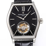 Vacheron Constantin Malta Malte Tourbillon Esfera negra en acero