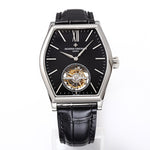 Vacheron Constantin Malta Malte Tourbillon Esfera negra en acero