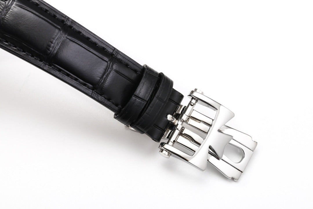 Vacheron Constantin Malta Malte Tourbillon Esfera negra en acero