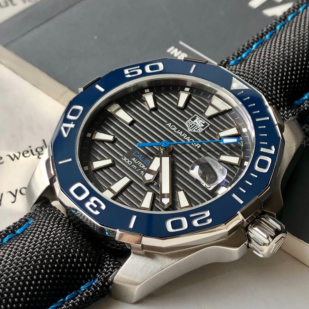 TAG Heuer Aquaracer 300M Calibre 5 Automatic Steel 43mm Box&Papers WAY201C.FC6395