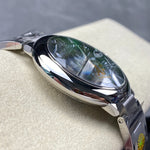 Cartier Ballon Bleu de Cartier Steel / Green / 40.0 mm / Box&Papers / WSBB0071