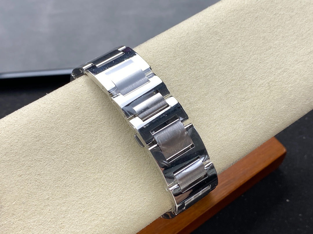 Cartier Ballon Bleu de Cartier Steel / Green / 40.0 mm / Box&Papers / WSBB0071