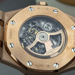 Audemars Piguet Royal Oak Double Balance Wheel Openworked Full Rose Gold with Skelton