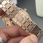 Audemars Piguet Royal Oak Double Balance Wheel Openworked Full Rose Gold with Skelton