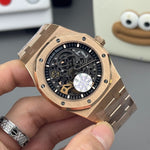 Audemars Piguet Royal Oak Double Balance Wheel Openworked Full Rose Gold with Skelton
