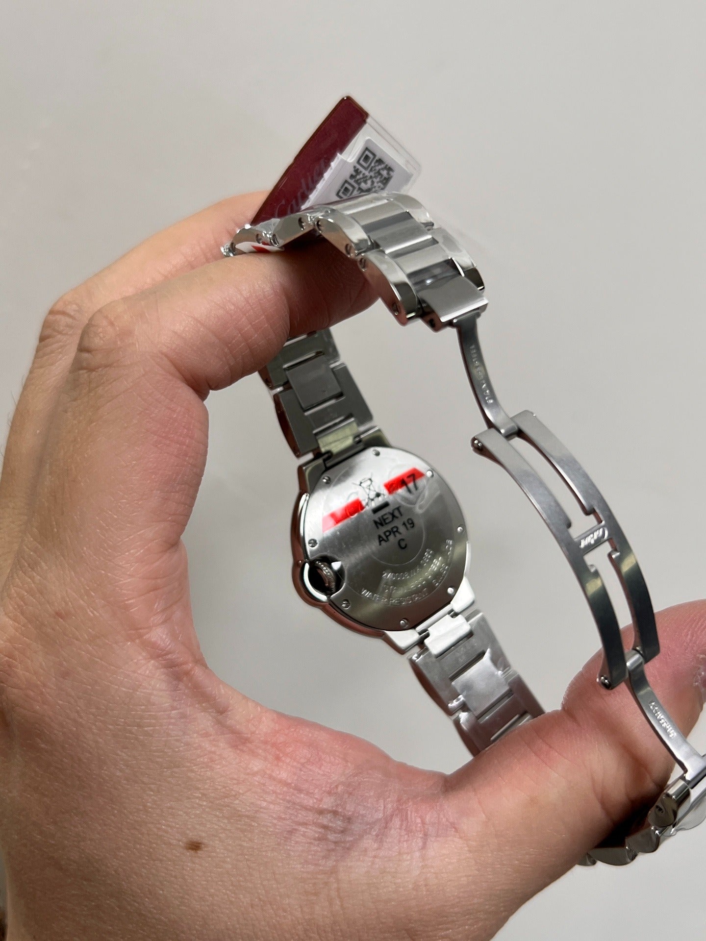 Cartier Ballon Bleu 33mm W6920071 Automático Acero Bueno