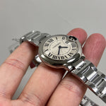 Cartier Ballon Bleu 33mm W6920071 Automático Acero Bueno
