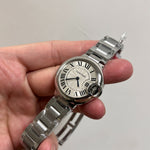 Cartier Ballon Bleu 33mm W6920071 Automático Acero Bueno