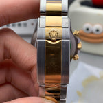 Rolex Daytona 116523 – Año 2015, Steel & Yellow Gold con esfera nácar y diamantes