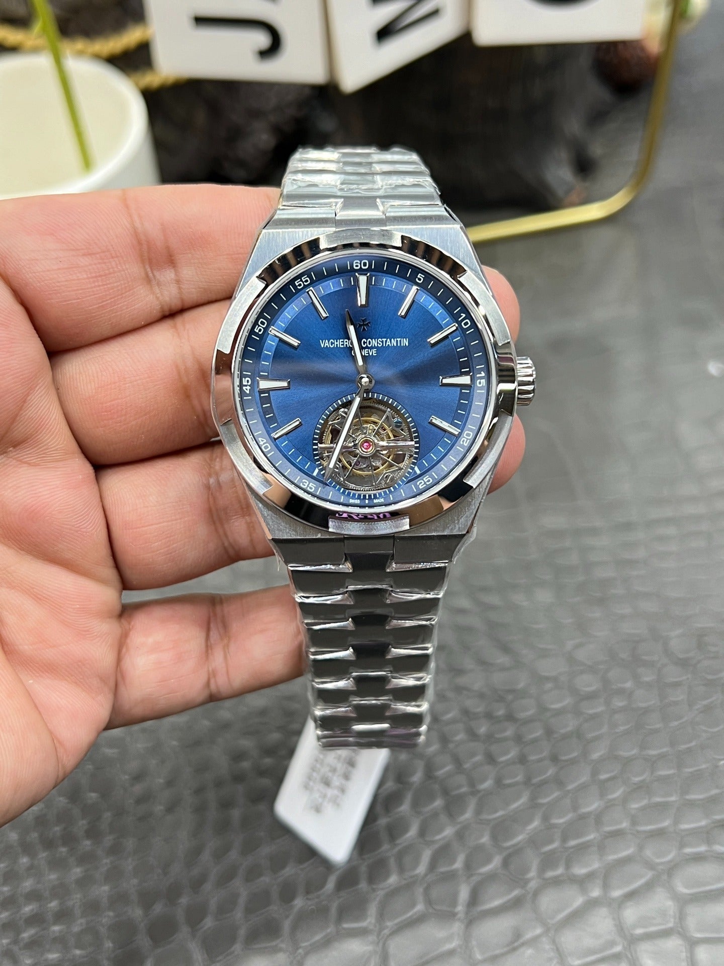 Vacheron Constantin Overseas Tourbillon Blue Dial