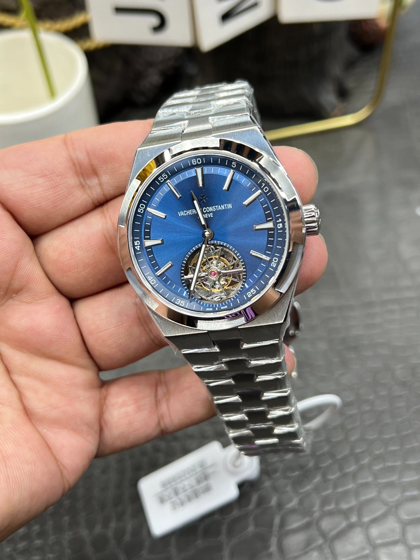 Vacheron Constantin Overseas Tourbillon Blue Dial