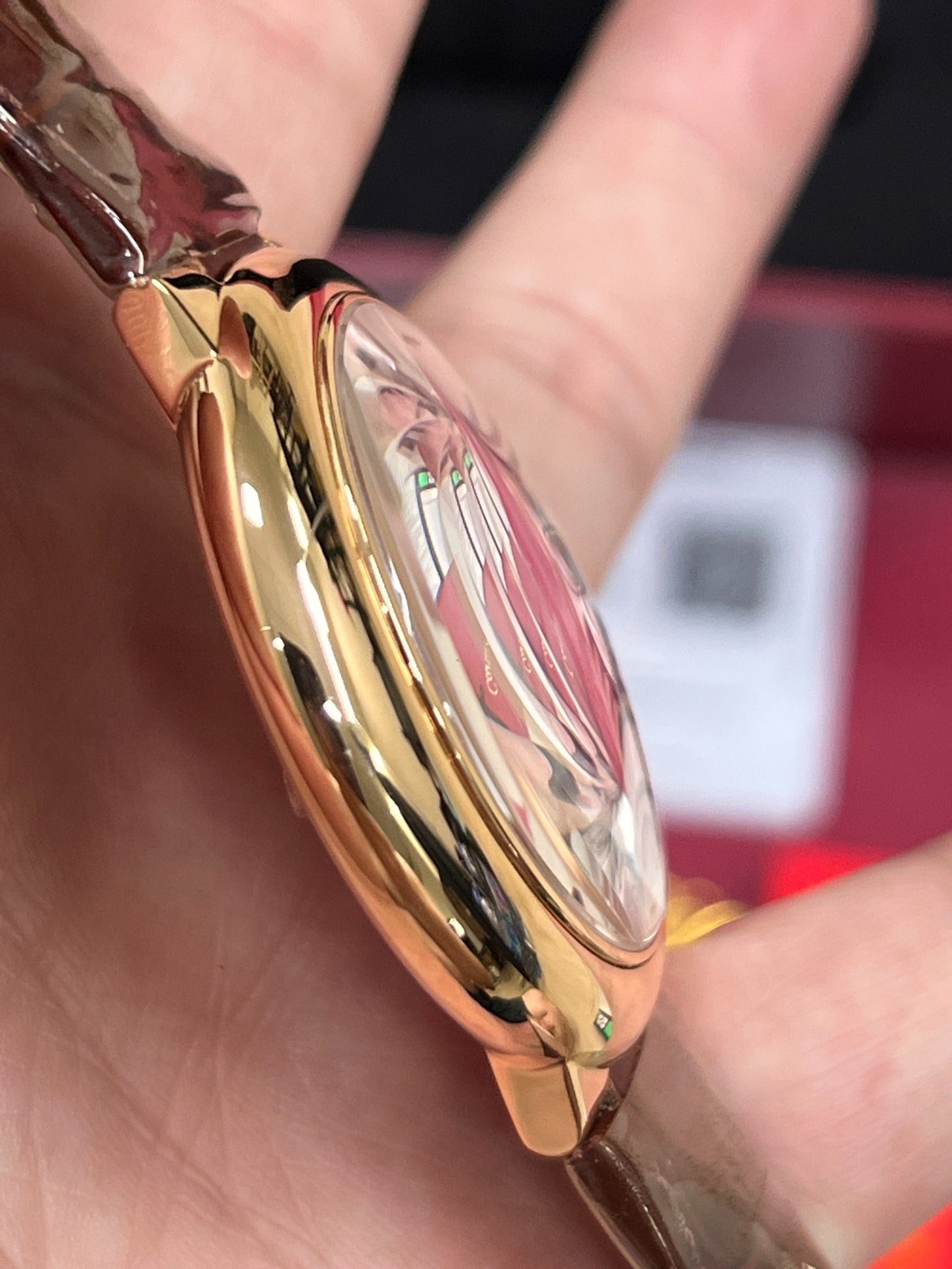 Cartier Ballon Bleu 42mm 18k Yellow Gold Silver Dial 42mm Automatic Mens W6900551