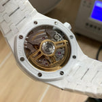 Audemars Piguet Royal Oak Automático Cerámica Modelo 2025 | Cerámica Blanca