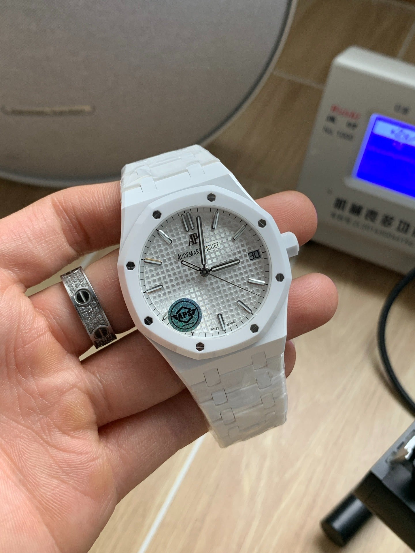 Audemars Piguet Royal Oak Automático Cerámica Modelo 2025 | Cerámica Blanca