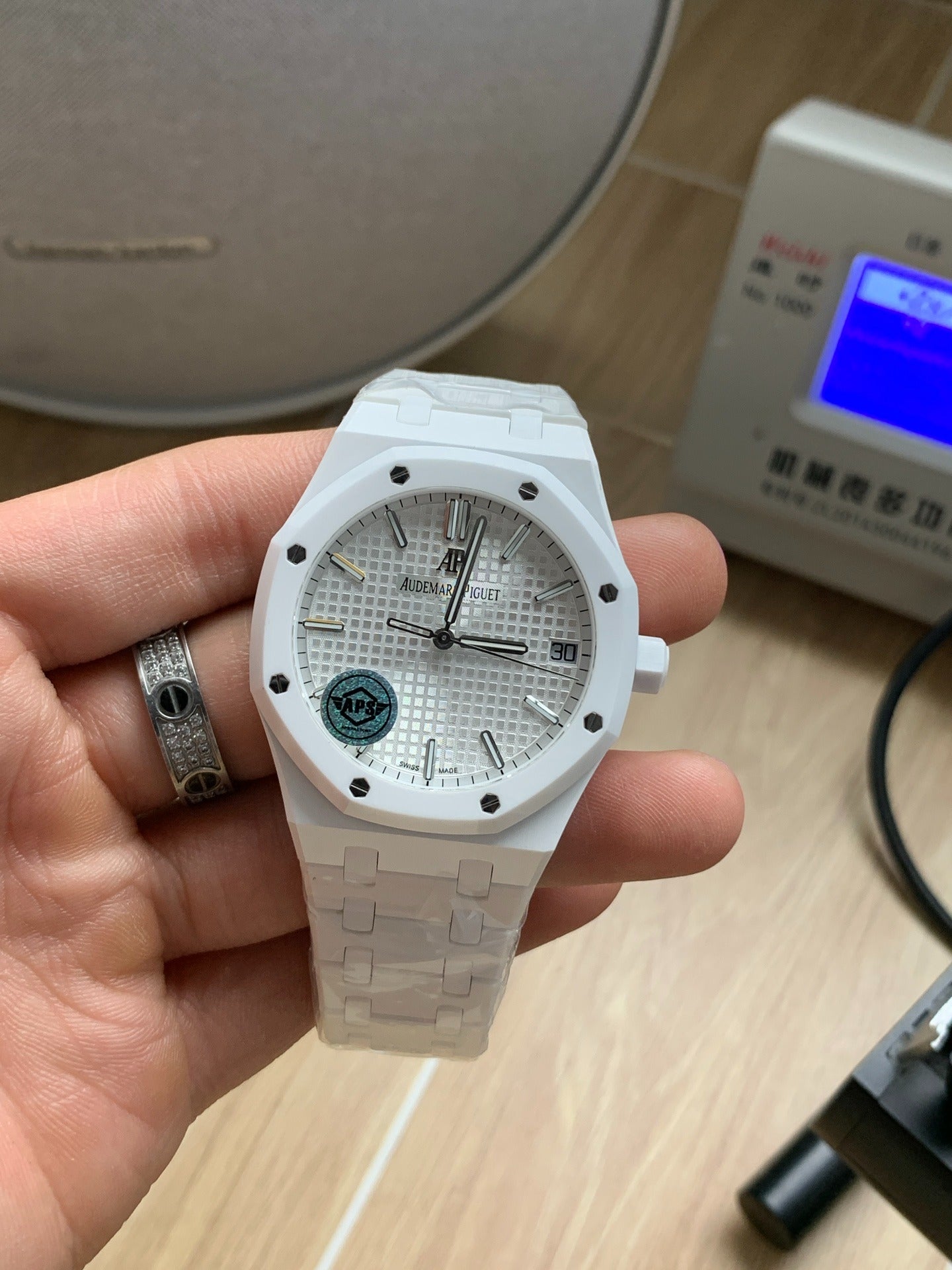 Audemars Piguet Royal Oak Automático Cerámica Modelo 2025 | Cerámica Blanca