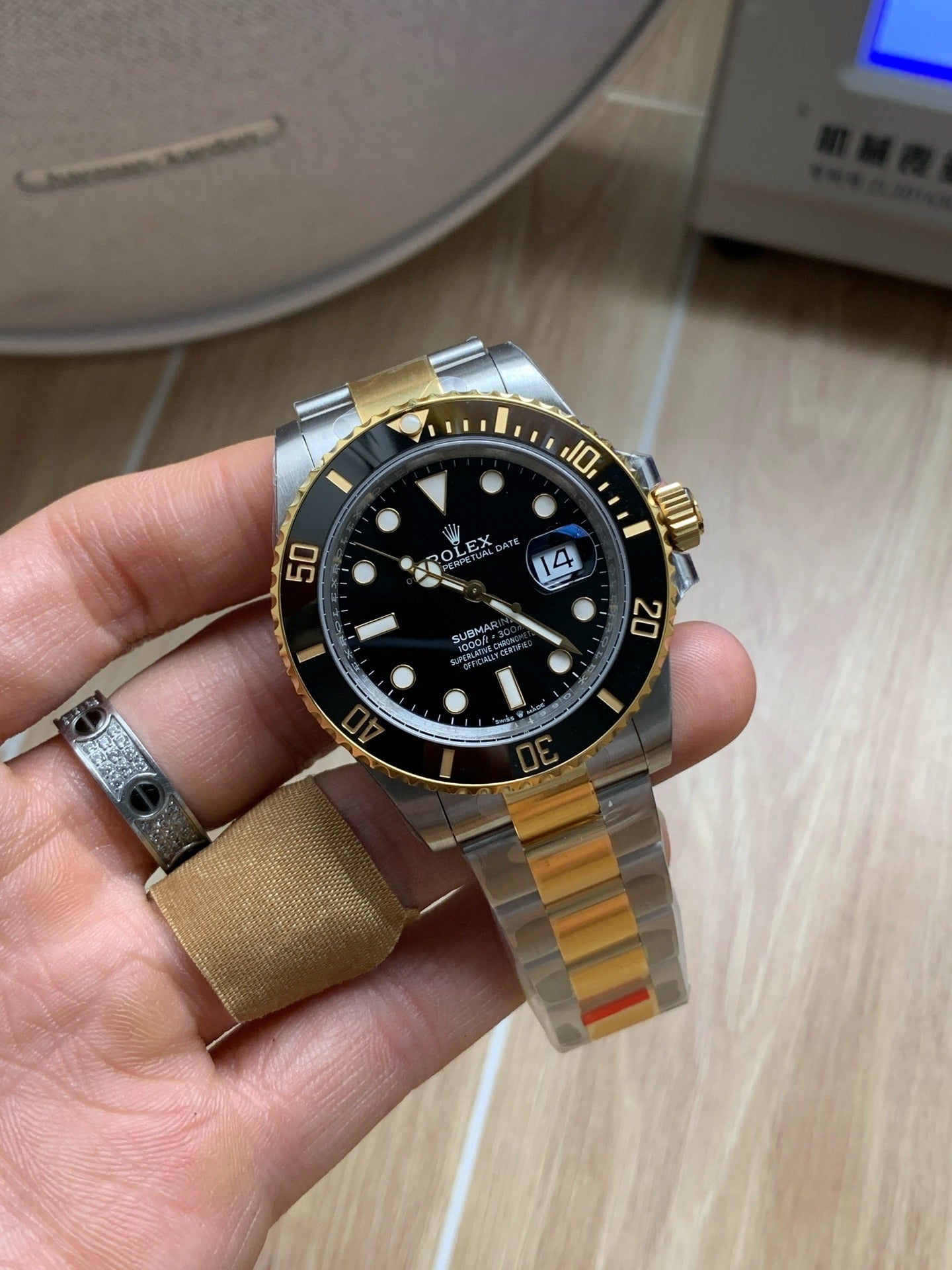 Rolex TOP Submariner Keramik Cermaic 18K Black Schwarz