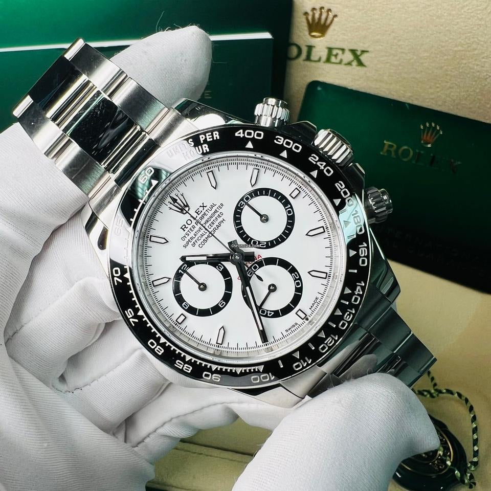 Daytona "Panda" Oystersteel – White Dial Oyster