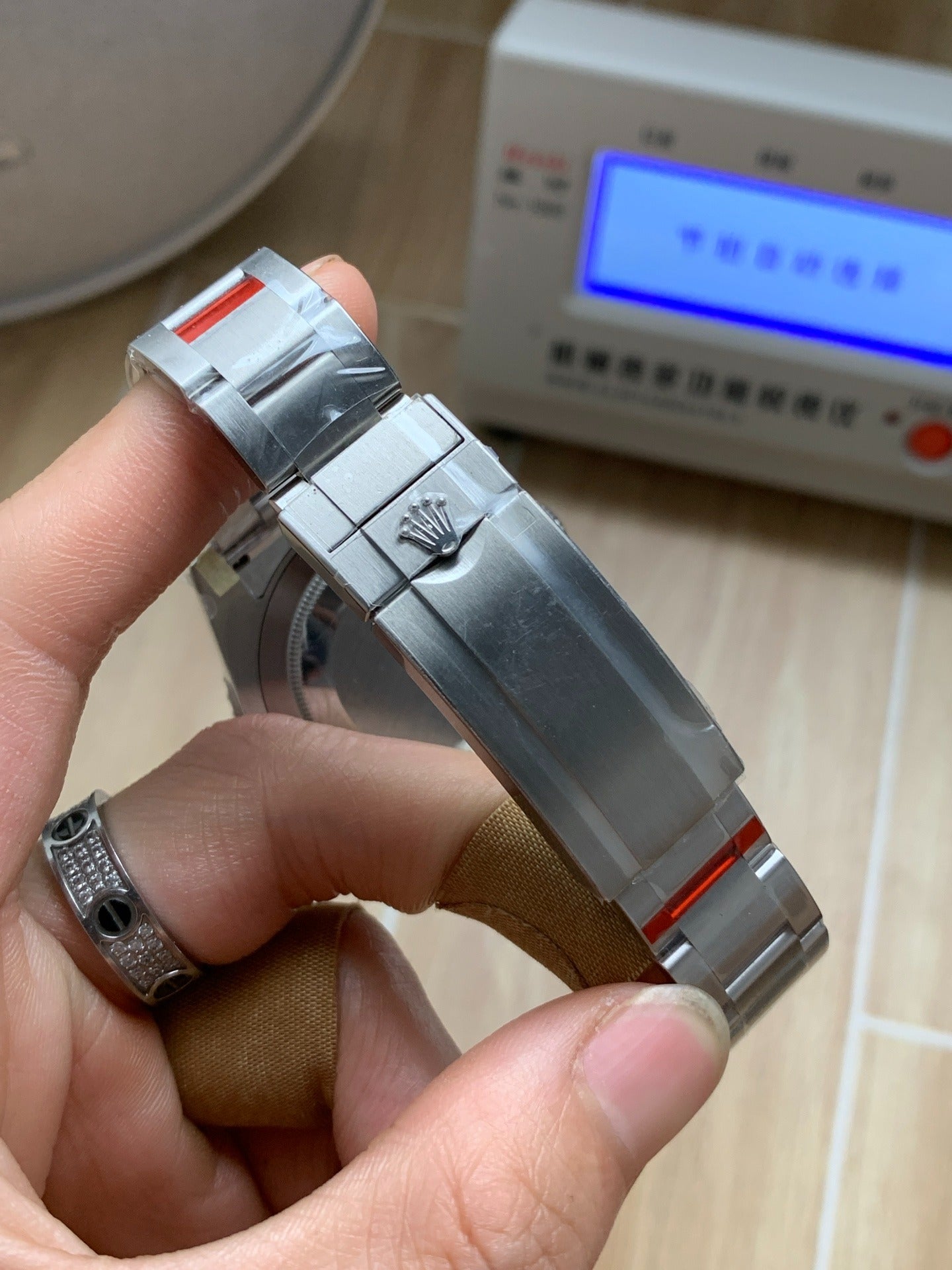 Rolex Submariner Azul Hombre, 40mm Plateado con Caja