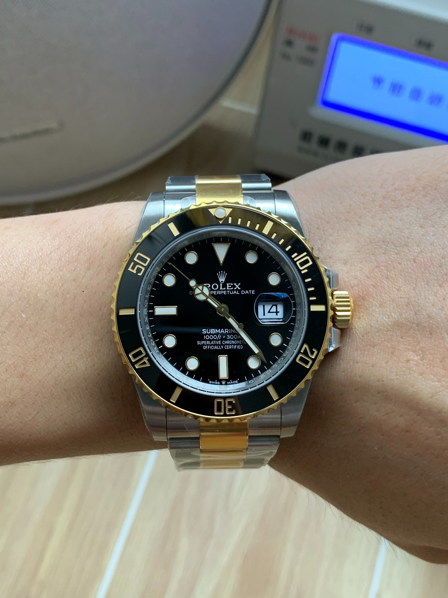 Rolex TOP Submariner Keramik Cermaic 18K Black Schwarz
