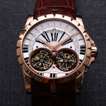 Roger Dubuis Excalibur Reloj automático con tourbillon volante en oro