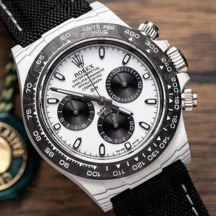 Rolex Daytona DiW – White Carbon Fiber 4130